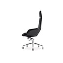 ASTON Direction Armchair - Black Leather