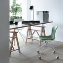 Mesa Teatro - Haya natural/Blanco y negro